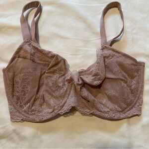 Panache Lace Underwire Bra in Dusty Mauve